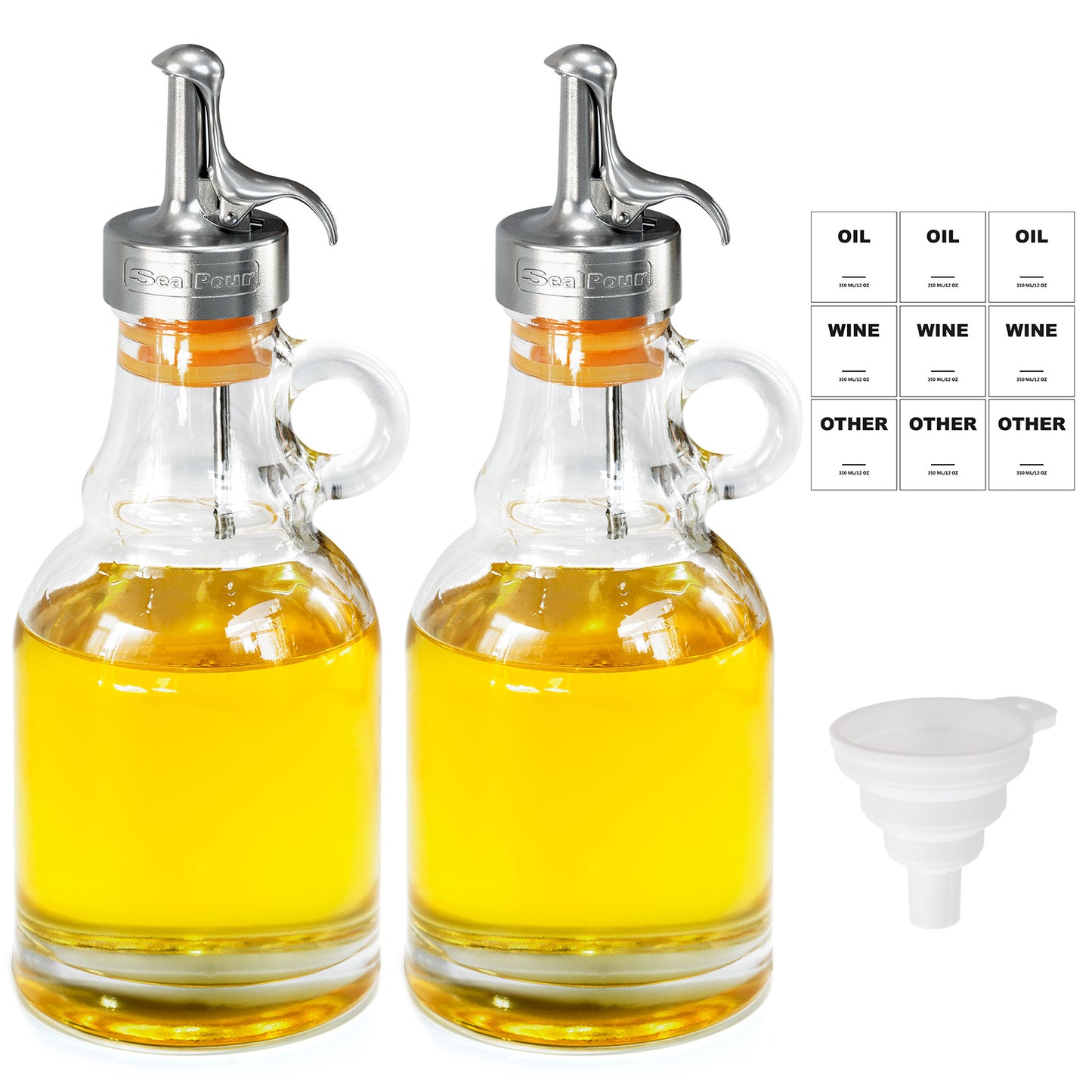 lulu pour Oil dispenser with handle and bonus